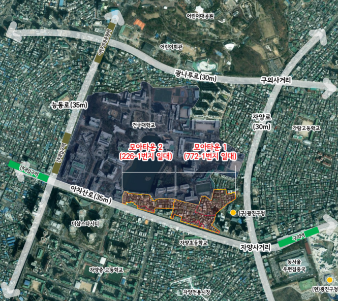 Moa Town validé à Gwangjin et Jungnang: 4 042 logements et rénovation des quartiers anciens